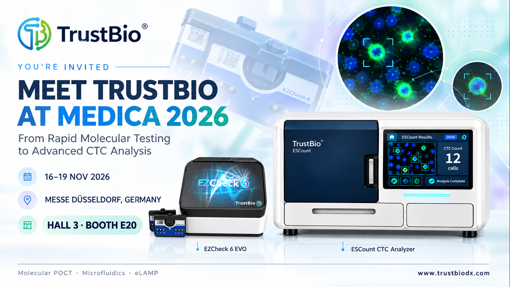 Meet TrustBio at MEDICA 2026 !
